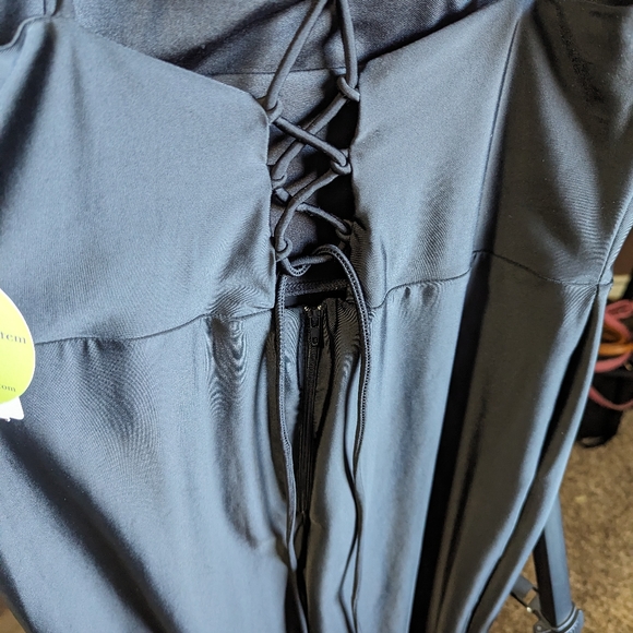 NWT- Sexy Black Long  Dress - Picture 12 of 16